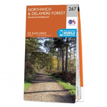 Ordnance Survey Explorer map 267 - Northwich & Delamere Forest
