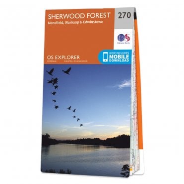Ordnance Survey Explorer map 270 - Sherwood Forest