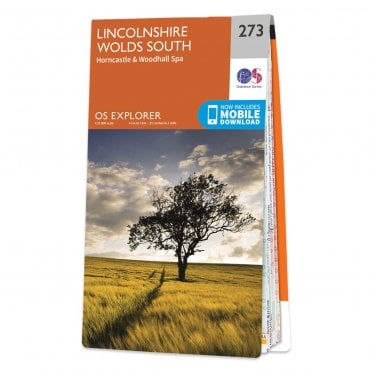 Ordnance Survey Explorer map 273 - Lincolnshire Wolds South