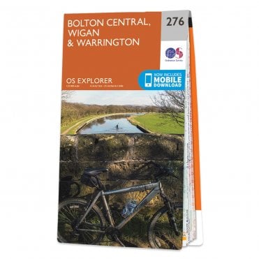 Ordnance Survey Explorer map 276 - Bolton, Wigan & Warrington