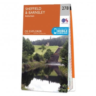 Ordnance Survey Explorer map 278 - Sheffield & Barnsley