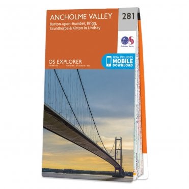 Ordnance Survey Explorer map 281 - Ancholme Valley
