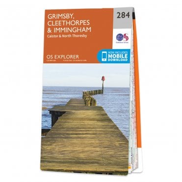 Ordnance Survey Explorer map 284 - Grimsby, Cleethorpes & Immingham
