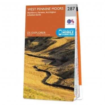 Ordnance Survey Explorer map 287 - West Pennine Moors