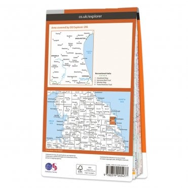 Ordnance Survey Explorer map 295 - Bridlington, Driffield & Hornsea