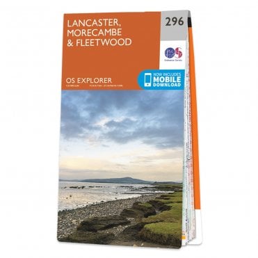 Ordnance Survey Explorer map 296 - Lancaster, Morecambe & Fleetwood