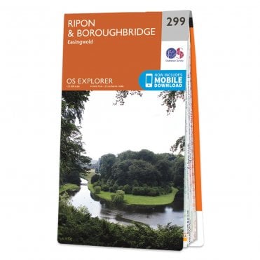 Ordnance Survey Explorer map 299 - Ripon & Boroughbridge