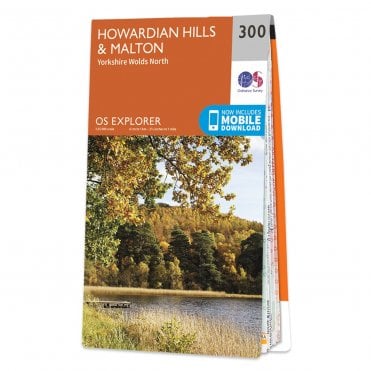 Ordnance Survey Explorer map 300 - Howardian Hills & Malton