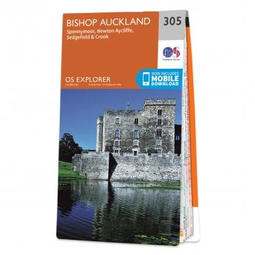 Ordnance Survey Explorer map 305 - Bishop Auckland