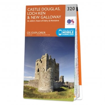 Ordnance Survey Explorer map 320 - Castle Douglas, Loch Ken & New Galloway