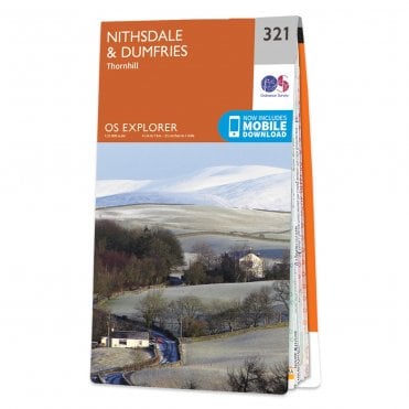 Ordnance Survey Explorer map 321 - Nithsdale & Dumfries