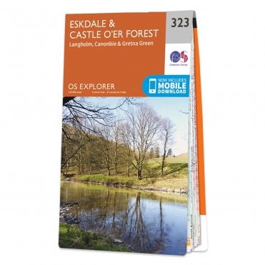 Ordnance Survey Explorer map 323 - Eskdale and Castle Oer Forest