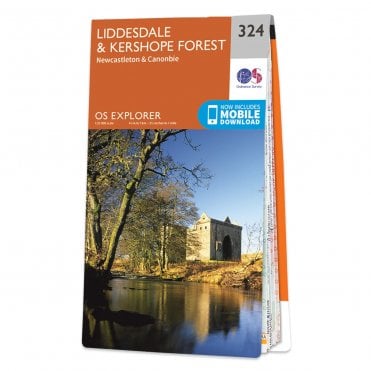Ordnance Survey Explorer map 324 - Liddesdale & Kershope Forest