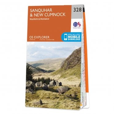 Ordnance Survey Explorer map 328 - Sanquhar & New Cumnock