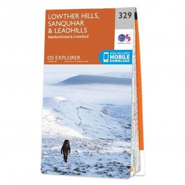 Ordnance Survey Explorer map 329 - Lowther Hills, Sanquhar & Leadhills