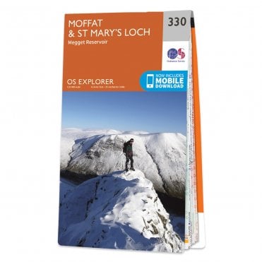 Ordnance Survey Explorer map 330 - Moffat & St Marys Loch