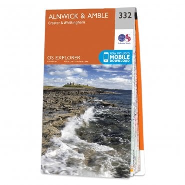 Ordnance Survey Explorer map 332 - Alnwick & Amble
