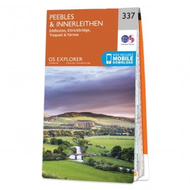 Ordnance Survey Explorer map 337 - Peebles & Innerleithen