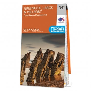 Ordnance Survey Explorer map 341 - Greenock, Largs & Millport