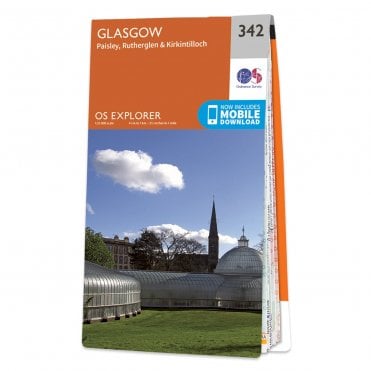 Ordnance Survey Explorer map 342 - Glasgow