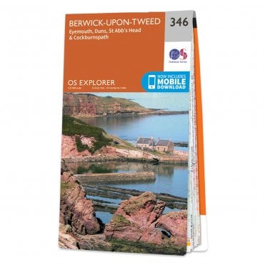Ordnance Survey Explorer map 346 - Berwick-upon-Tweed