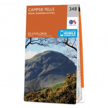 Ordnance Survey Explorer map 348 - Campsie Fells
