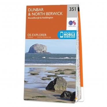 Ordnance Survey Explorer map 351 - Dunbar & North Berwick