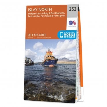 Ordnance Survey Explorer map 353 - Islay North