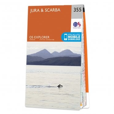 Ordnance Survey Explorer map 355 - Jura & Scarba