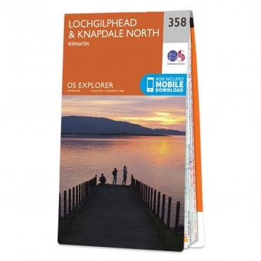Ordnance Survey Explorer map 358 - Lochgilphead & Knapdale North