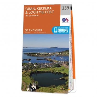 Ordnance Survey Explorer map 359 - Oban, Kerrera & Loch Melfort