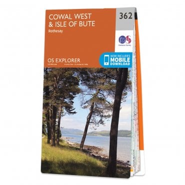 Ordnance Survey Explorer map 362 - Cowal West & Isle of Bute