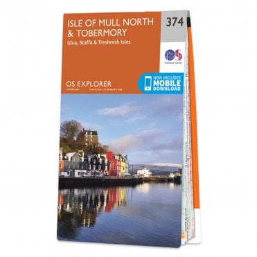 Ordnance Survey Explorer map 374 - Isle of Mull North & Tobermory