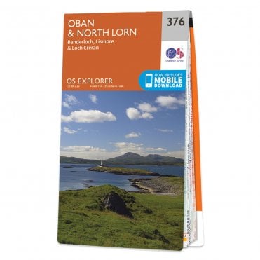 Ordnance Survey Explorer map 376 - Oban & North Lorn