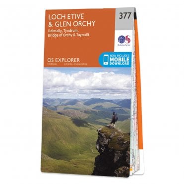 Ordnance Survey Explorer map 377 - Loch Etive & Glen Orchy