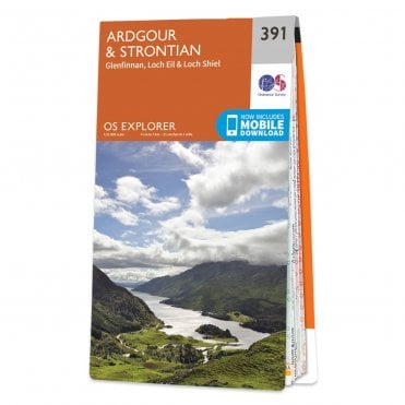 Ordnance Survey Explorer map 391 - Ardgour & Strontian