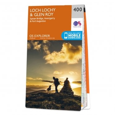 Ordnance Survey Explorer map 400 - Loch Lochy & Glen Roy