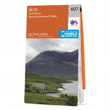 Ordnance Survey Explorer map 407 - Skye - Dunvegan