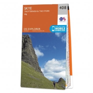 Ordnance Survey Explorer map 408 - Skye - Trotternish & The Storr