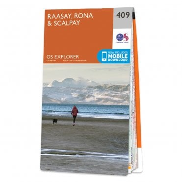 Ordnance Survey Explorer map 409 - Raasay, Rona & Scalpay