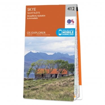 Ordnance Survey Explorer map 412 - Skye - Sleat