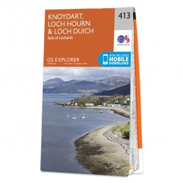 Ordnance Survey Explorer map 413 - Knoydart, Loch Hourn & Loch Duich