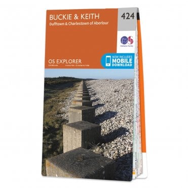 Ordnance Survey Explorer map 424 - Buckie & Keith