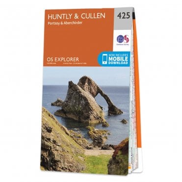 Ordnance Survey Explorer map 425 - Huntly & Cullen