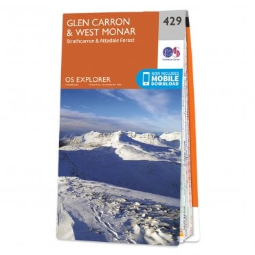 Ordnance Survey Explorer map 429 - Glen Carron & West Monar