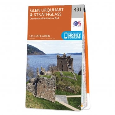 Ordnance Survey Explorer map 431 - Glen Urquhart & Strathglass