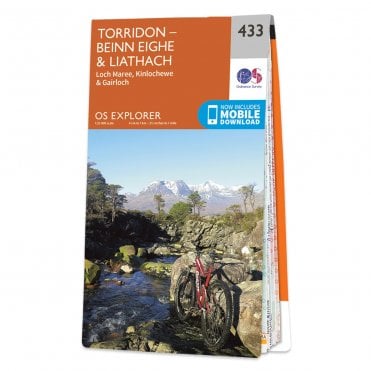 Ordnance Survey Explorer map 433 - Torridon - Beinn Eighe & Liathach