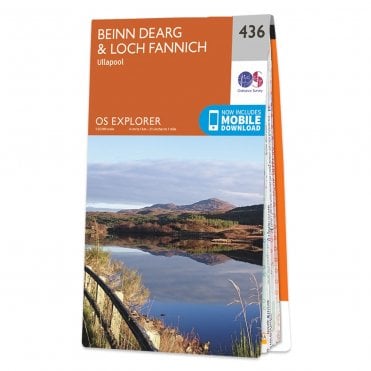 Ordnance Survey Explorer map 436 - Beinn Dearg & Loch Fannich