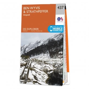 Ordnance Survey Explorer map 437 - Ben Wyvis & Strathpeffer