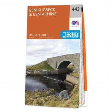 Ordnance Survey Explorer map 443 - Ben Klibreck & Ben Armine